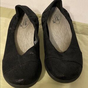 Clarks Women's Black Flats